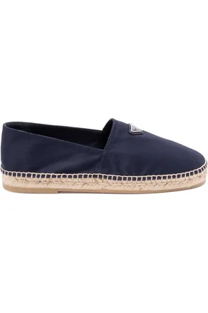 Prada Espadriller med trekantet logo