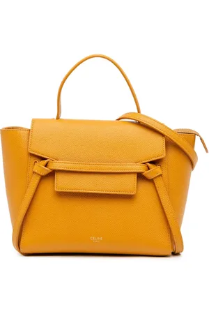 Céline Nano satchel-taske i grynet kalveskind fra 2019