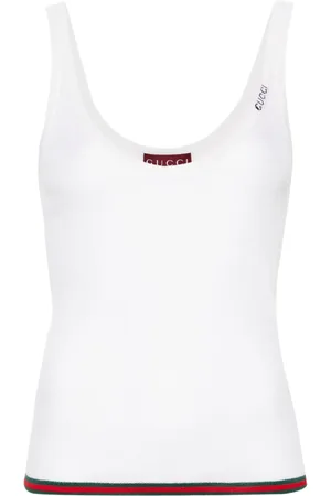 Gucci Strikket tanktop med intarsia-logo