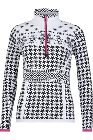 newland Houndstoothmønstret ski-sweatshirt