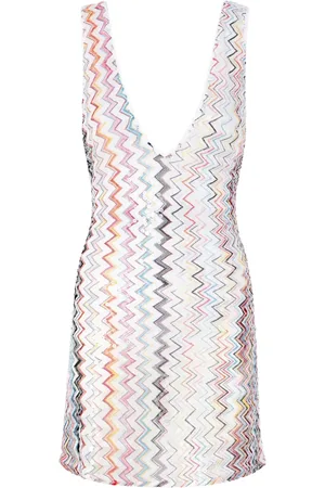 Missoni Kort kjole med zigzag-mønster