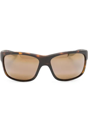 Maui Jim Rektangulære solbriller med skildpaddeeffekt