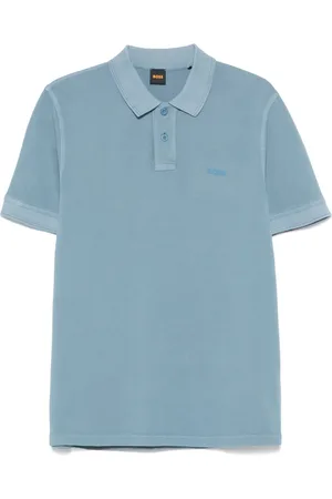 HUGO BOSS Polo i piqué med broderet logo