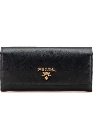 Prada Lang stor pung i Saffiano-læder fra 2000-2024