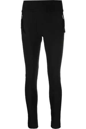 THOM KROM Højtaljede leggings med lynlåslomme