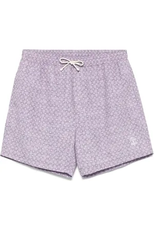 Brunello Cucinelli Badeshorts med blomstertryk