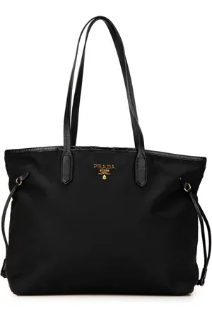 Prada Tessuto tote med Saffiano-kant fra 2000-2024