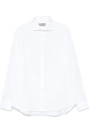CANALI Skjorte med cutaway-krave