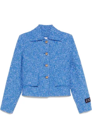 Patou Cropped jakke i tweed