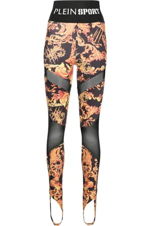 Philipp Plein Leggings med baroktryk
