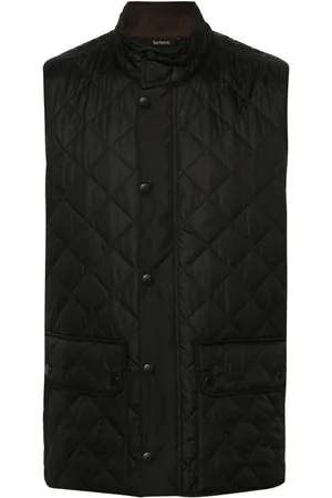 Barbour Diamant-quiltet vest med logobroderi