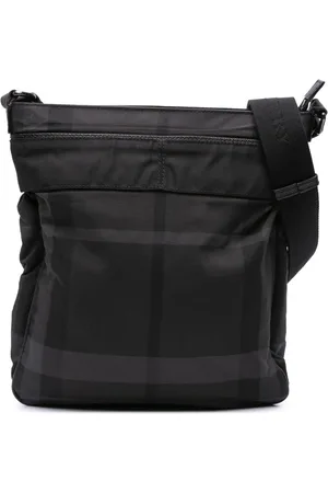 Burberry Crossbody-taske i kanvas med tonede tern fra 2000-2017