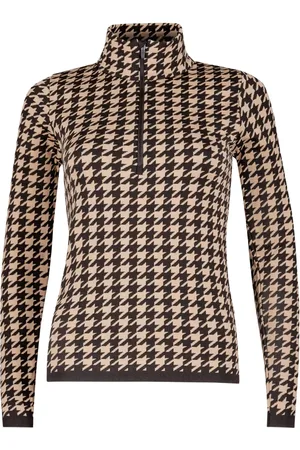 newland Houndstoothmønstret ski-sweatshirt