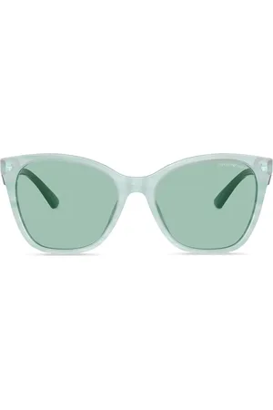 Emporio Armani Solbriller med geometrisk stel