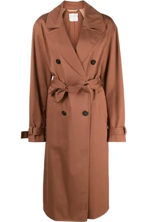 FORTE FORTE Dobbeltradet trenchcoat
