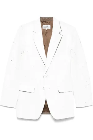 Maison Margiela Blazer med krakeleret maling