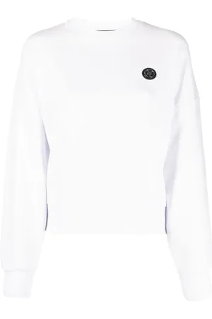 Philipp Plein Sweatshirt med logoapplikation