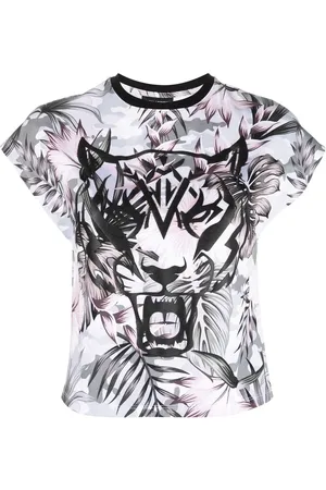 Philipp Plein T-shirt med tigertryk