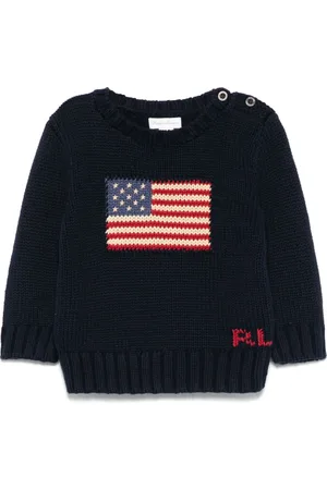 Ralph Lauren Strikket sweater med logo