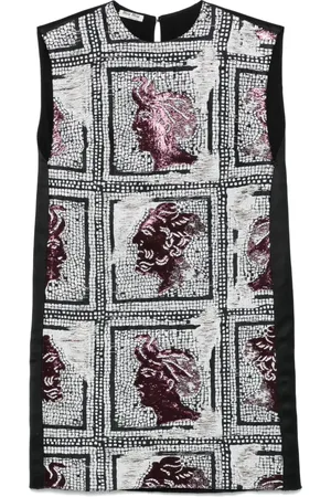 Miu Miu Kort kjole med monogram-jacquard fra 2010