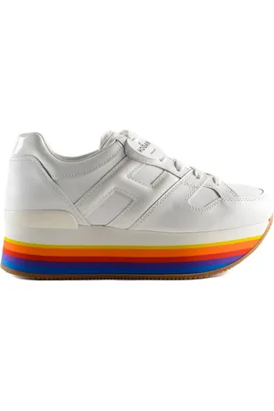 Hogan Sneakers med regnbuestribede sål