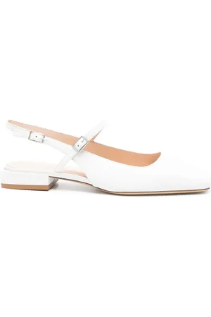 P.A.R.O.S.H. Flade slingback-pumps i læder