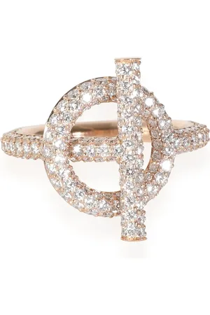 Hermès Echappee ring i 18 karat rødguld med diamant