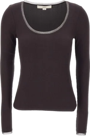 REMAIN T-shirt med mesh-detalje