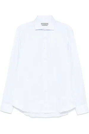 CANALI Skjorte med cutaway-krave