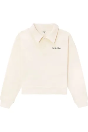 Sporty & Rich Trøje med broderet logo