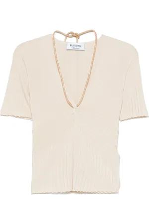 Blugirl Ribstrikket top