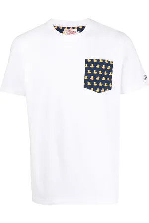 MC2 SAINT BARTH T-shirt med andetryk og lomme