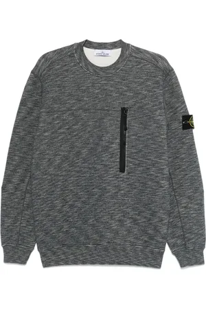 Stone Island Sweatshirt med meleret effekt