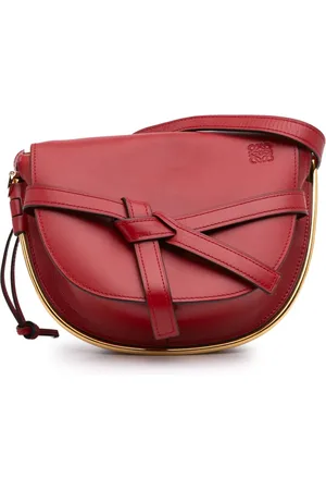 Loewe Lille Gate crossbody-taske i metal og læder fra 2018