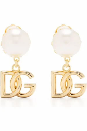 Dolce & Gabbana Lange øreringe med DG-logo