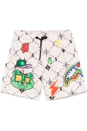 Sprayground Money Bear Cut Sew badeshorts