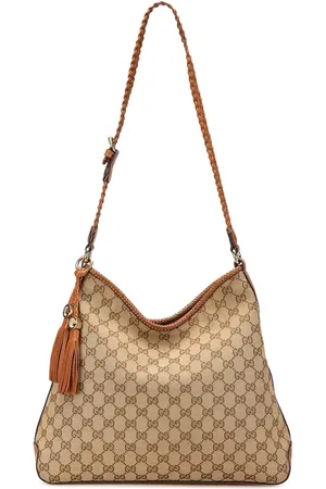 Gucci GG Marrakech skuldertaske i lærred fra 2000-2015