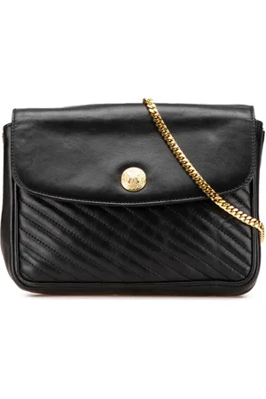 Céline Triomphe crossbody-taske i læder med kæde fra 2009