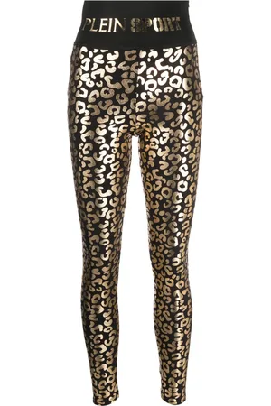 Philipp Plein Leggings med leopardtryk