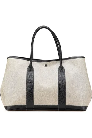 Hermès Garden Party 36 tote i Toile- og bøffellæder fra 1964-2000