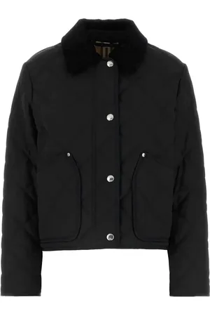 Burberry Cropped quiltet jakke