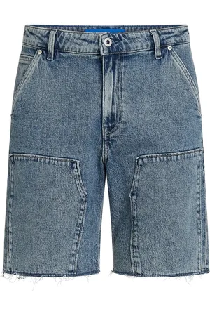 Karl Lagerfeld Shorts med råt snit