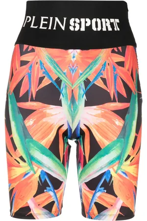 Philipp Plein Cykel-shorts med grafisk tryk