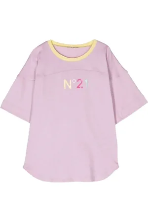 Nº21 Kortærmet T-shirt med logotryk