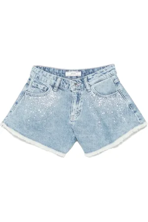 Guess Denimshorts med rhinsten