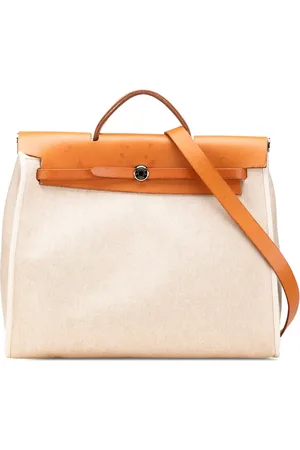 Hermès Toile Herbag MM satchel fra 1998