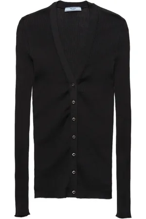 Prada Ribstrikket cardigan