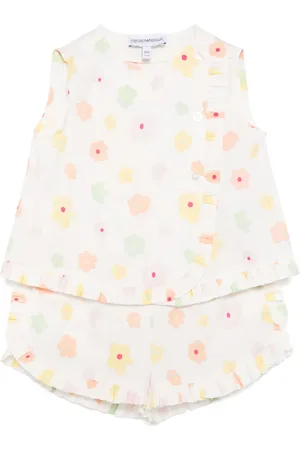 Emporio Armani Træningsdragt med blomstertryk
