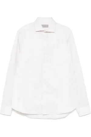 CANALI Skjorte med cutaway-krave