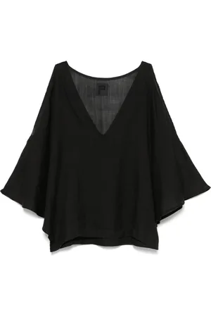 FISICO Bluse med cold-shoulder-snit